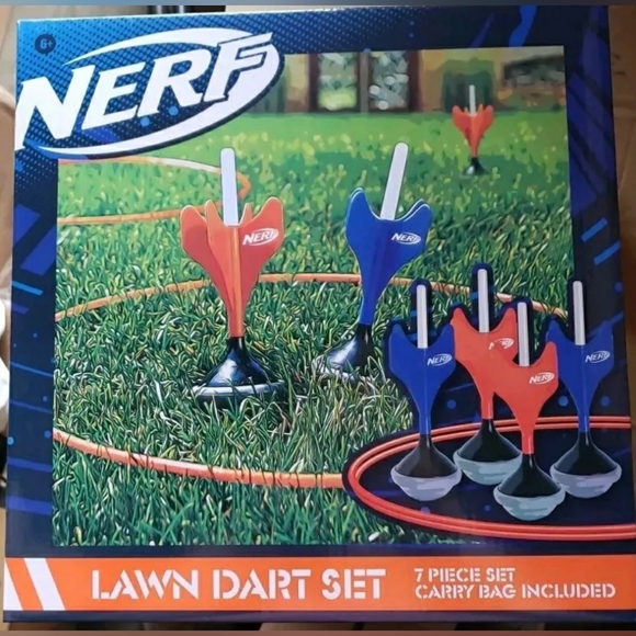 Nerf Lawn Darts Game NEW - Picture 1 of 4